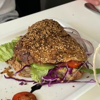 The beet and avocado sandwich at Calma Cafe in Gran Canaria