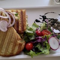 Avocado sandwich at Calma Cafe in Gran Canaria