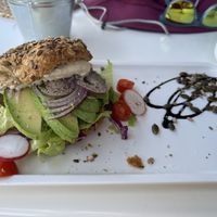 Vegan triassant & veggie  at Calma Cafe in Gran Canaria