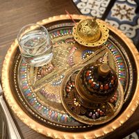 Turkish coffee at Galata Lily in Istanbul