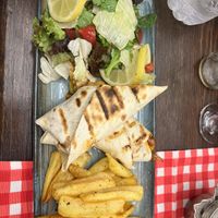 Veggie wraps  at Galata Lily in Istanbul