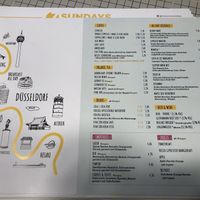 Menu at Seven Sundays in Dusseldorf