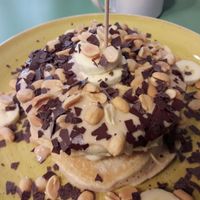 Banana pancakes at Seven Sundays in Dusseldorf