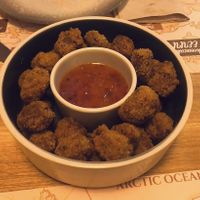 Palomitas de soja  at Ganesh Cocina Ecléctica in Xativa