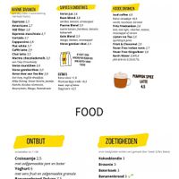 Menu to go - during lockdown at Blend One in Voorburg