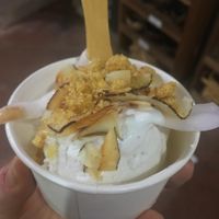 Coconut ice cream  at Tukies Coconut Shop - Jl. Monkey Forest in Ubud
