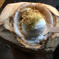 Coconut ice cream (love that it's zero waste!) at Tukies Coconut Shop - Jl. Monkey Forest in Ubud