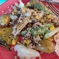 Quinoa salad at La Divina Comedia in Valencia