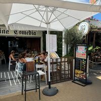 Terrace at La Divina Comedia in Valencia