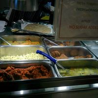 buffet entrees at Healthful Essence in Atlanta