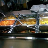 buffet entrees at Healthful Essence in Atlanta