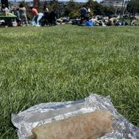 Burrito w a view    at La Cumbre Taqueria in San Francisco