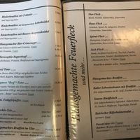 Menu  at Bierosophie in Vienna