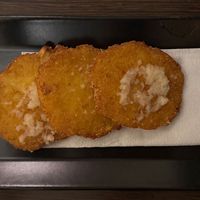 vegan Erdäpfelpuffer (potato pancakes) at Bierosophie in Vienna