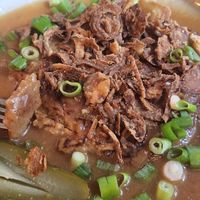 Soja Zwiebelrostbraten at Bierosophie in Vienna