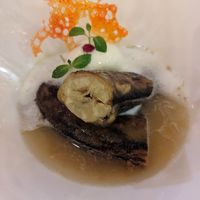 Flambe banana at Le Bistrot Viet in Santiago