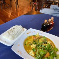 Tofu curry at Le Bistrot Viet in Santiago
