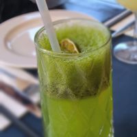 Basil lemonade at Le Bistrot Viet in Santiago
