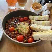 Spiced chickpeas were vegan even though not marked as such on the menu. We asked them to double check! Was very very nice!   at Ray's in Darwin