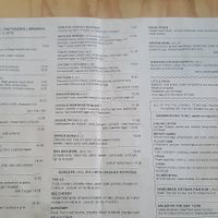 Menu at Ray's in Darwin