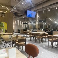 Interior of restaurant  at CrepeCafe in Astana