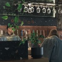 interior (look at the beer taps!) at Mission in Moscow