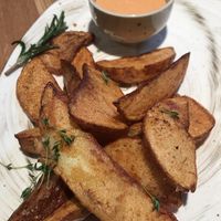 Potato wedges  at Mission in Moscow