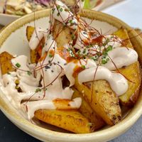 Bravas veganas at Me Time in Blanes