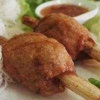 Prawn dish at Pho Vieng Chan in Chiang Mai