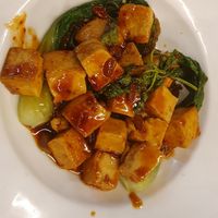 Stir fried basil tofu at RuìSuì YìZhàn 瑞穗驛站 in Ruisui