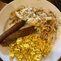 The usual vegan at Seven Mile Cafe in Fort Worth