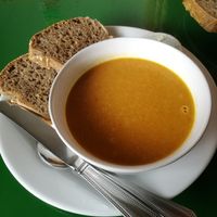 Vegan soup of the day at An Lar in Dunlavin