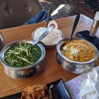 Madras, spinach at NaanStop in Athens