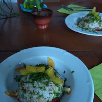 a curry, served to our request at La Garza in La Palma