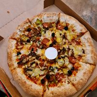 Vegan works with stuff crust at Papa John's in Orpington