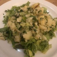 Ensalada de patata at Birosta in Zaragoza