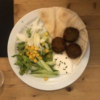 Falafel at Birosta in Zaragoza