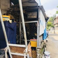 Old street sign to show what part of Dien Bien Phu st it is at at Banh Mi Cart in Hue