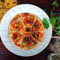 Pizzas! at Govinda's in Phuket