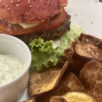 Burger Feijão Azuki  at Raiz in Aveiro