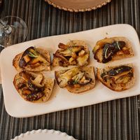 Shiitake mushrooms at Raiz in Aveiro