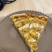 Tofu quiche  at Raiz in Aveiro