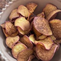 Sweet potato chips  at Raiz in Aveiro