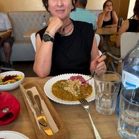Hearty lentil stew  at Raiz in Aveiro