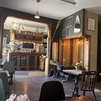 Love the eclectic decor. Warm and inviting   at Revelstoke in Peterborough