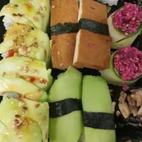 Vegan menu at Sushi em Tua Casa in Braga