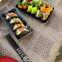 They sometimes have also vegan gyosas. at Sushi em Tua Casa in Braga