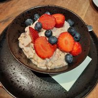 Veganes Birchermüesli at Petit Royal in Zermatt