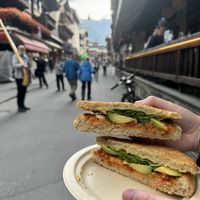 Vegan sandwich   at Petit Royal in Zermatt
