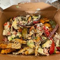 Fajita fries 💚💚 at Conscious Plates in Chicago